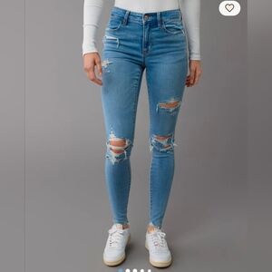 American eagle super high rise the dream Jean jeggings